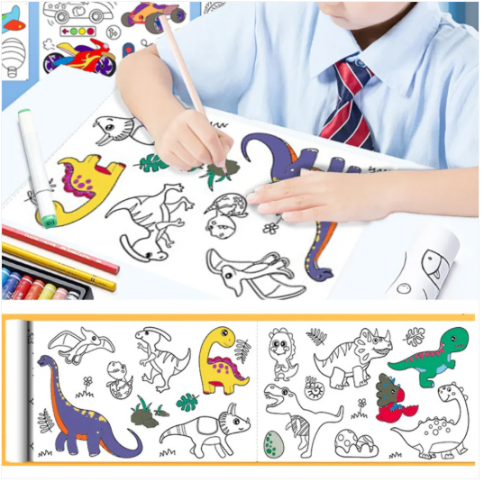 Papel De Dibujos Para Colorear de Pared